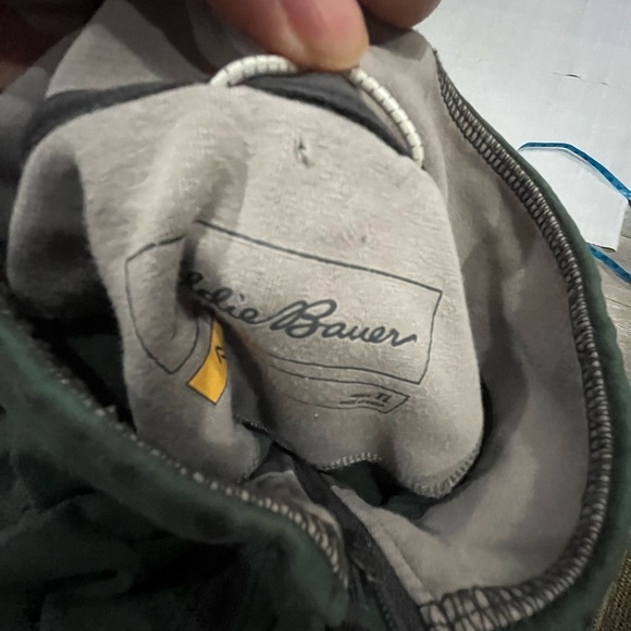 [TL]Eddie Bauer Green Travex Freedry Sweatshirt - Picture 9 of 10